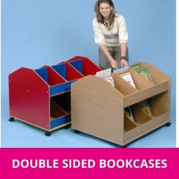 Double Sided Bookcases