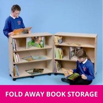 Fold Away Book Storage
