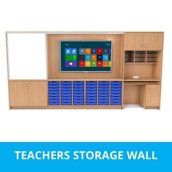 Teacher Storage Wall