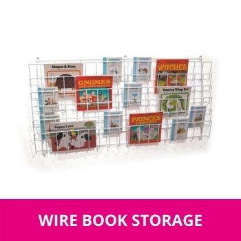 Wire Book Storage
