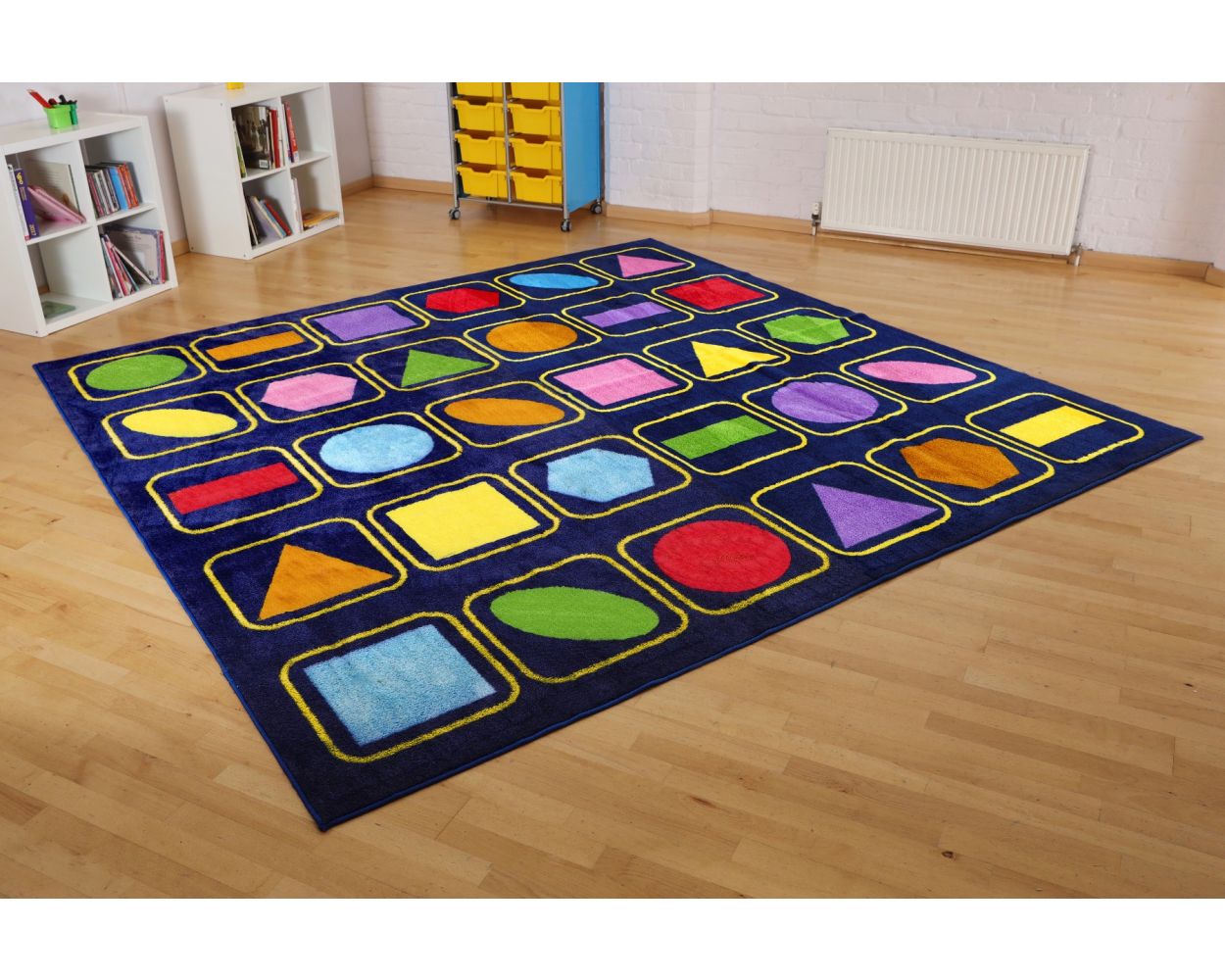 tolerancia viernes audiencia Kindercolour™Geometric Shapes Carpet 3 x 3 metre