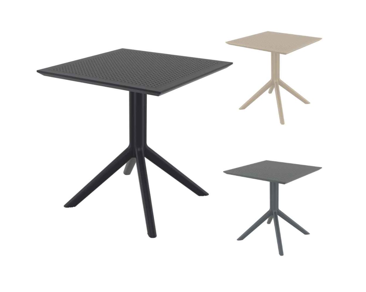 Sky Folding Indoor and Outdoor Table - 60x60 Square - Zap
