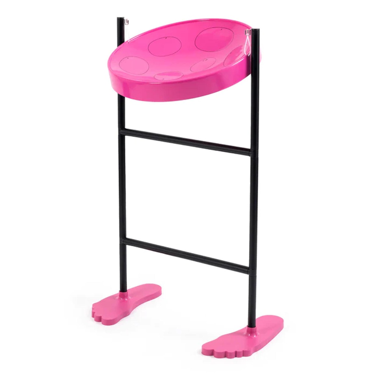 Jumbie Jam Steel Pan In Pink with Fun Feet