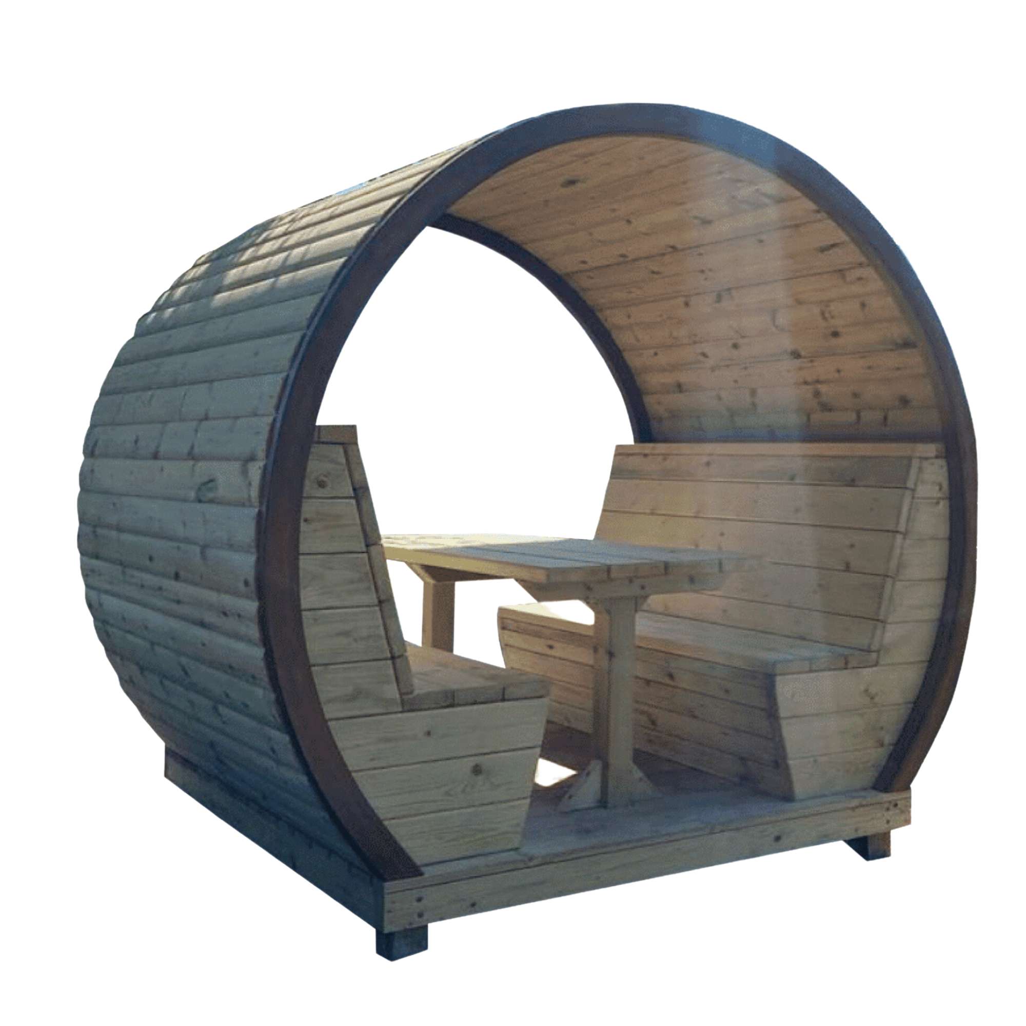 children's outdoor curved commercial relaxing pod - supply only
