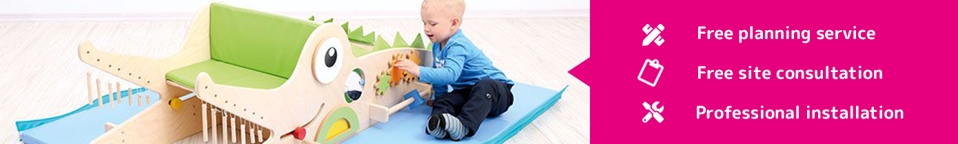 a child playing with a sensory chair