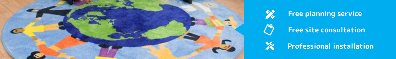 a world map carpet
